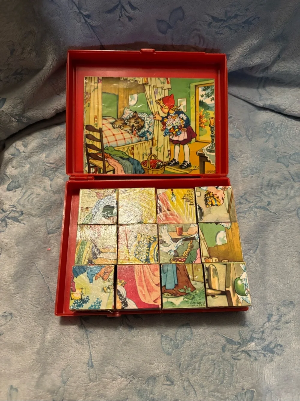 Vintage Eichorn West German Fairy Tale Block Puzzle